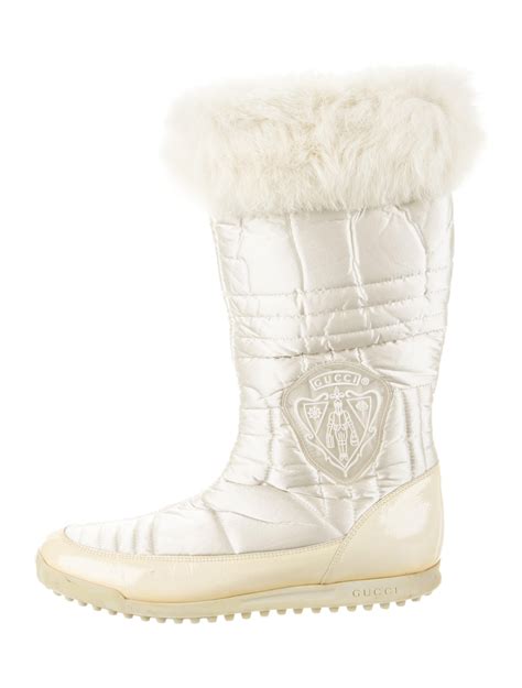 women gucci snow boots|Gucci snow romance boots.